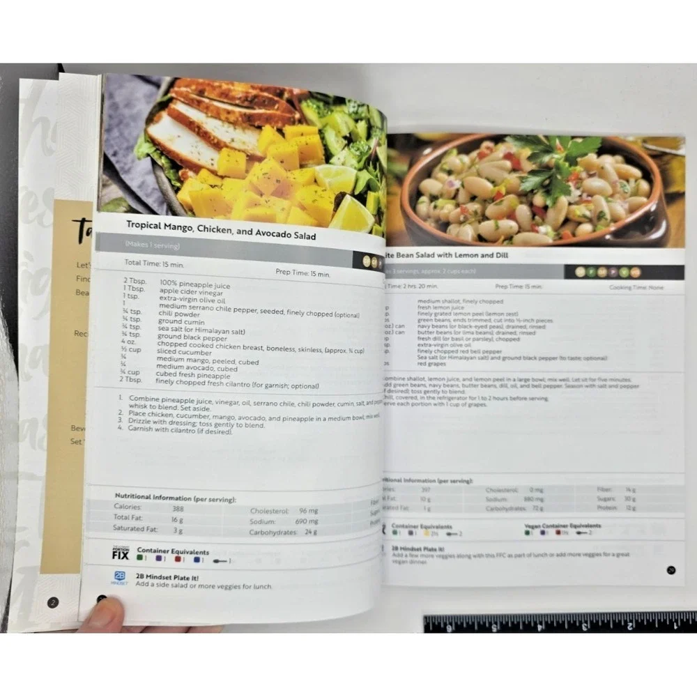 Beachbody Nutrition Guide Morning‎ Meltdown 100 Paperback Book Recipes 88 Pgs